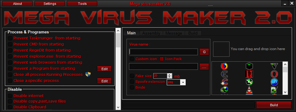 Mega Virus Maker
